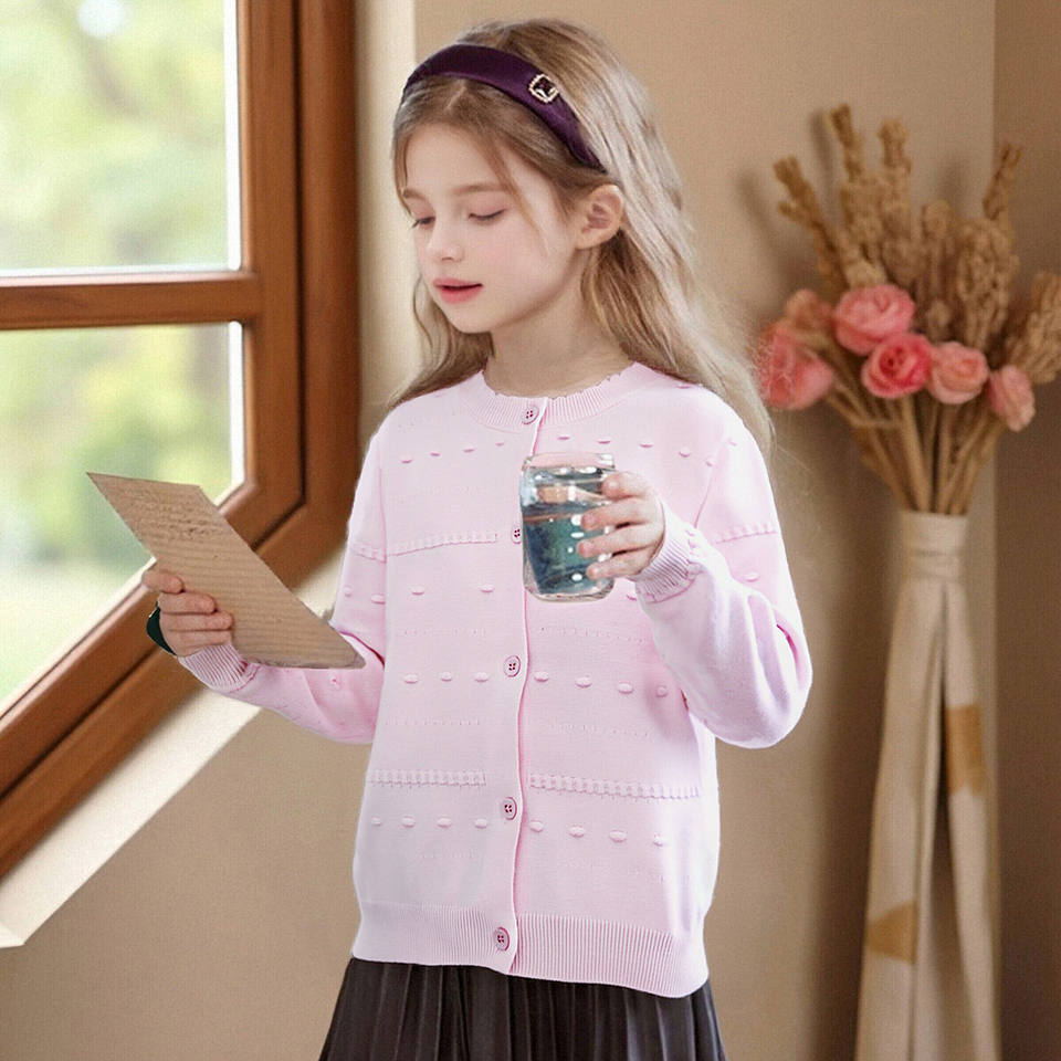 Soft Breathable Cardigan for Girls