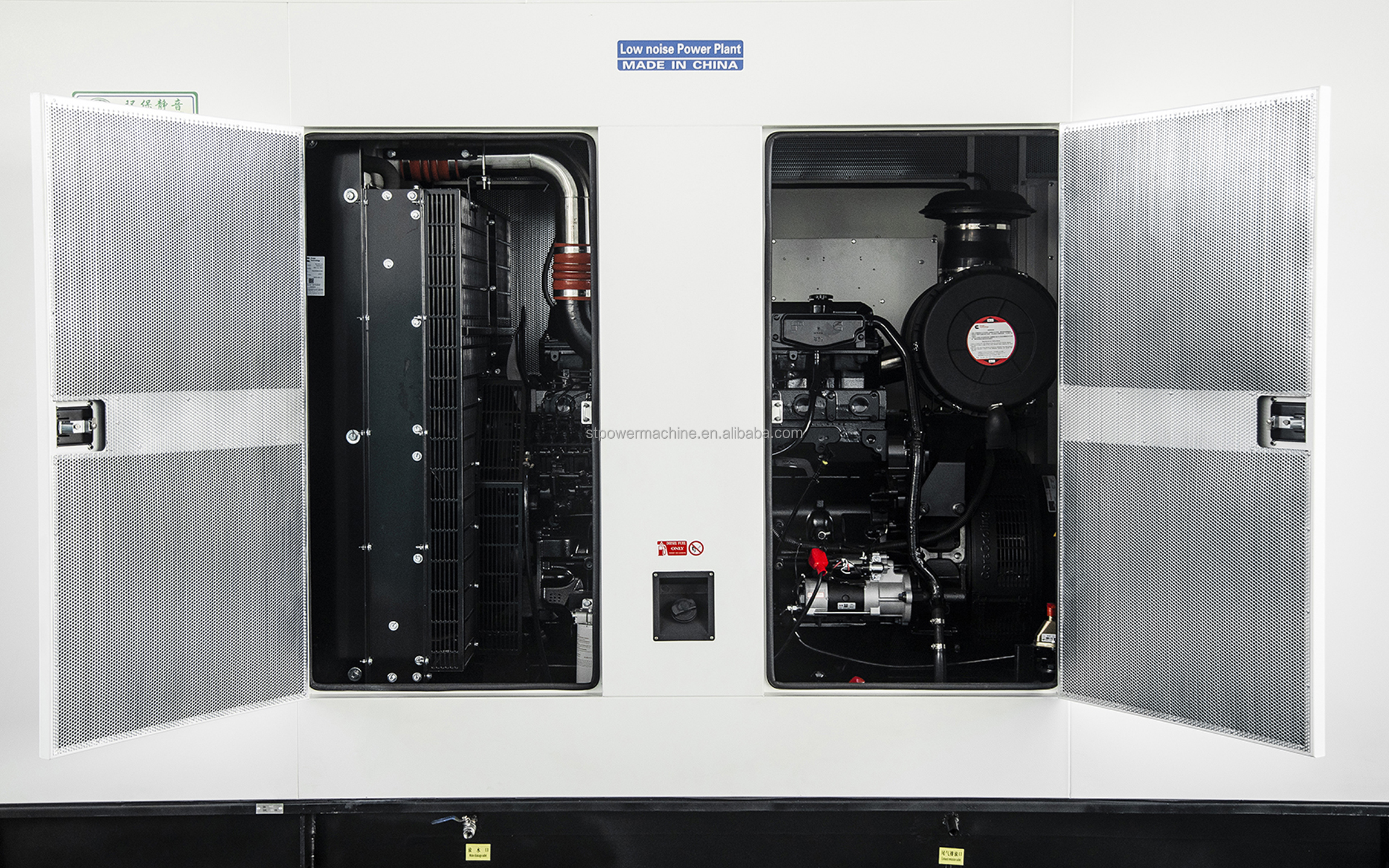 Powerful 80kW 100kVA Silent Type Auto Diesel Generator Set Stamford Alternator Coal Power Plant ATS Automatic Transfer Switch