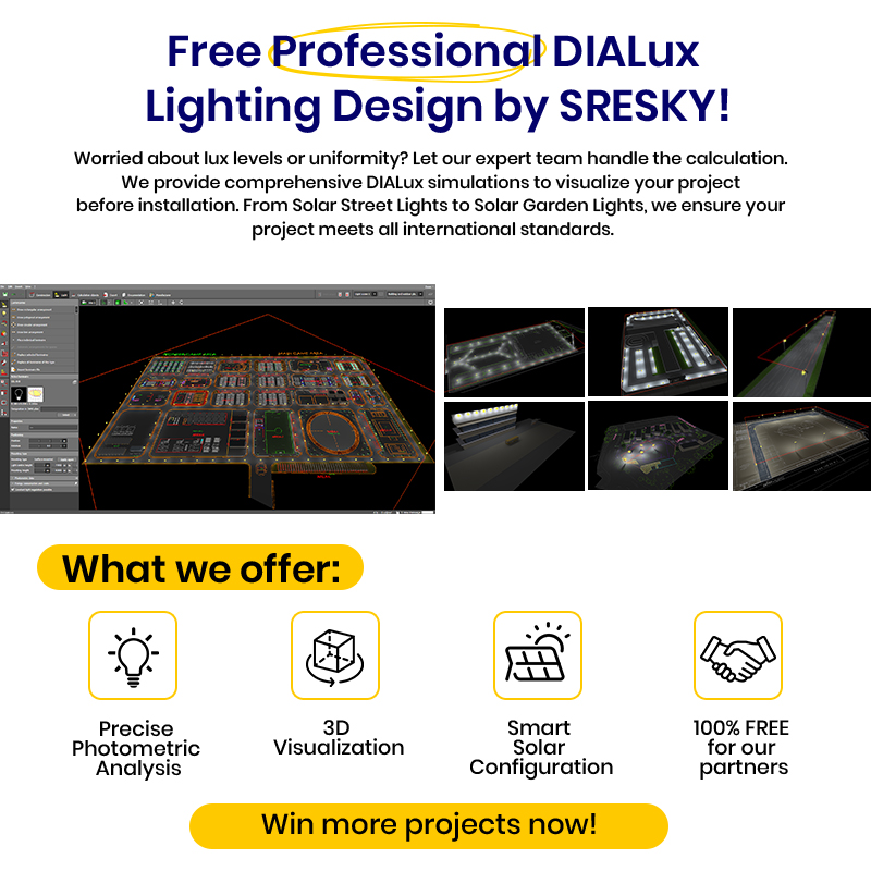 SRESKY Solar Lights Outdoor Waterproof 60W 80W 100W 120W 150W Solar Road Light Led Solar Street Light