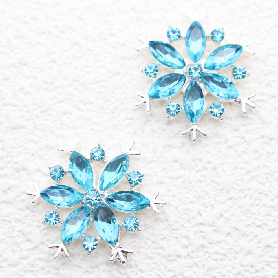 New Alloy Crystal Snowflake