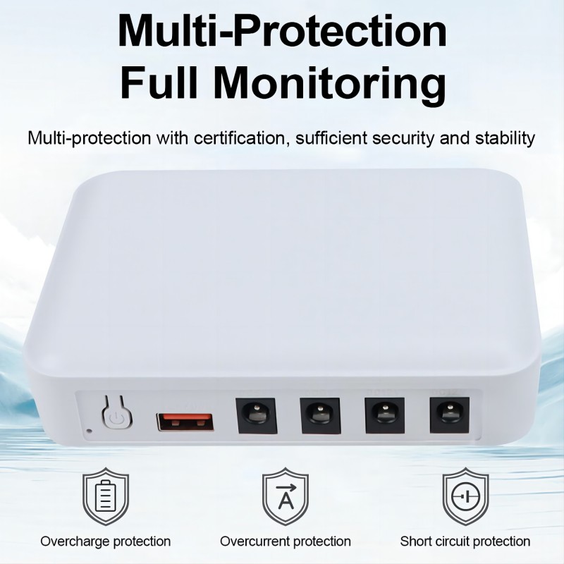 Uninterruptible Power Supplies Ups Power Supply Mini Ups for Router and Modems Online Mini Ups Dc 12v9v5v Backup Power