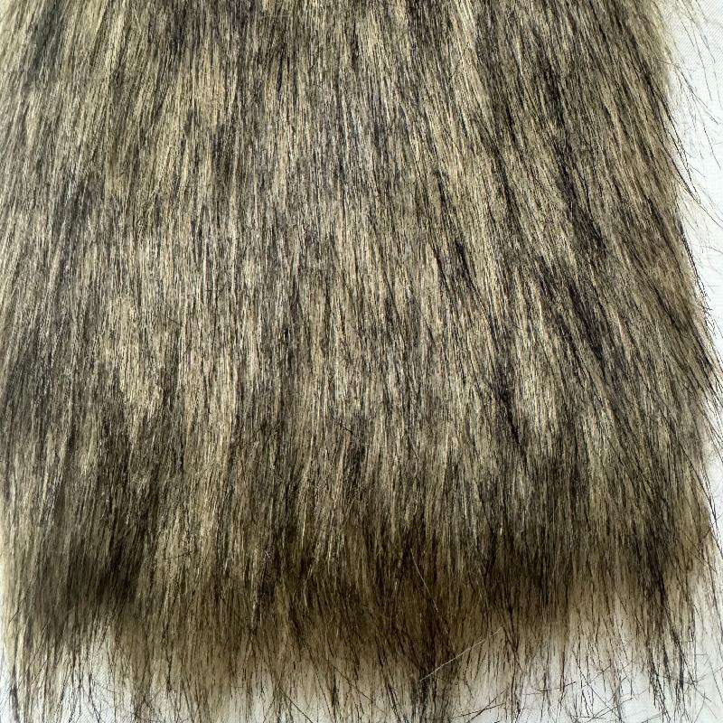 Мех коричневый Long Hair (China Factory)