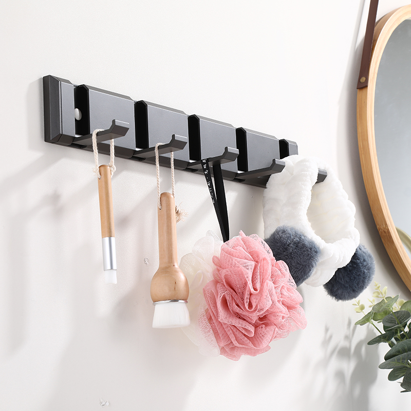 Modern 5 Triple Wall Mount Coat Rack Hooks for Hanging Coats Clothes Jackets Hats; for Bathroom Use
