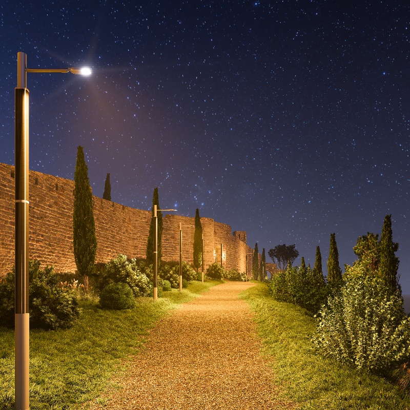 Solar Lights with Panels Attached to Power Waterproof 150W