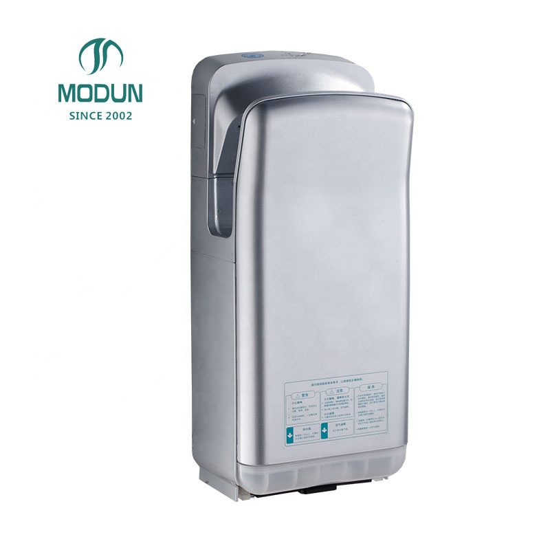 2025 Wall Mount Electric Hand Dryer Set Automatic Ultra-dry Dual Jet 2000W Sensor ABS Plastic IPX4 Splash Proof for Hotel
