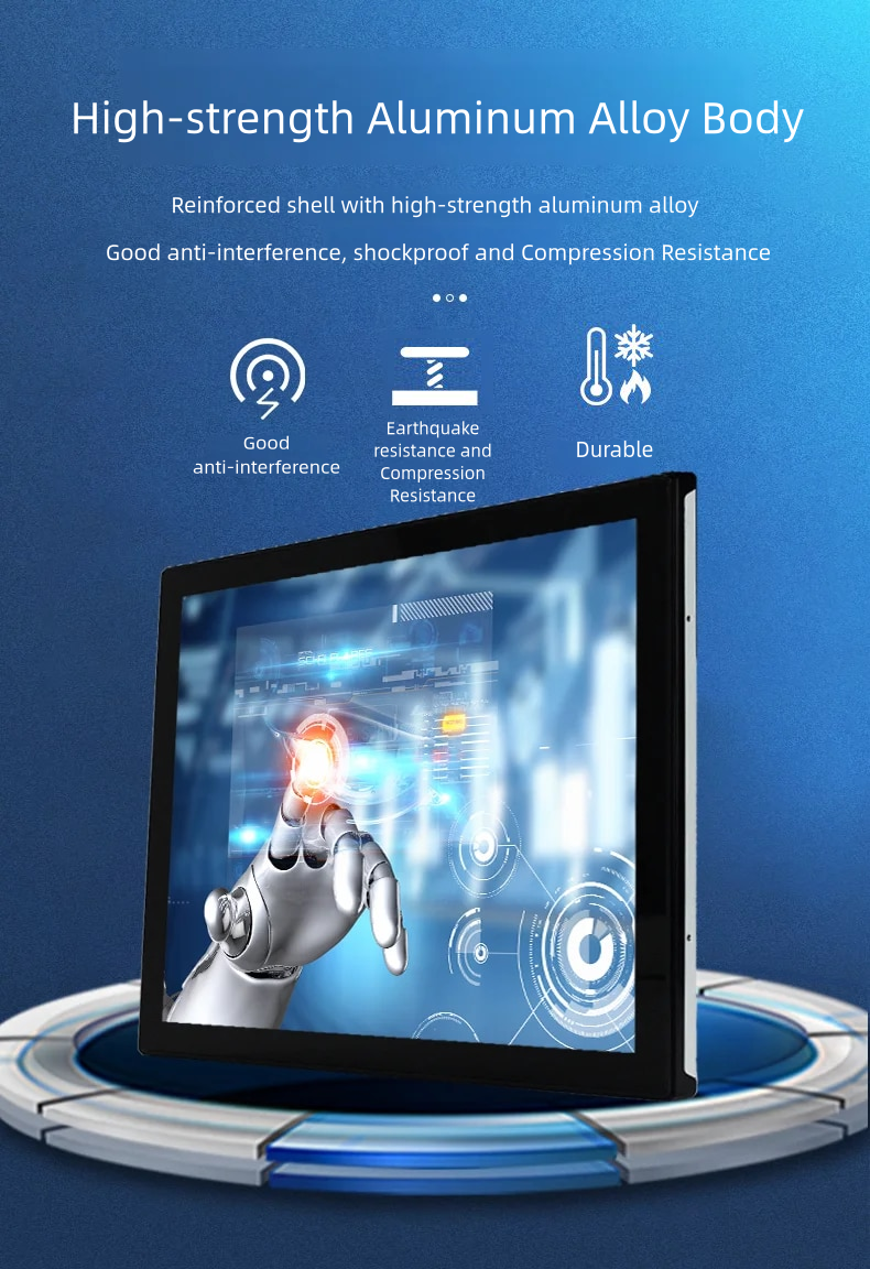 MeetNeng Opx Display Pc Touch Screen Monitor Opc Size Industrial Touch Panel  Wall Mount Waterproof Ip65 All-in-one Design Pc