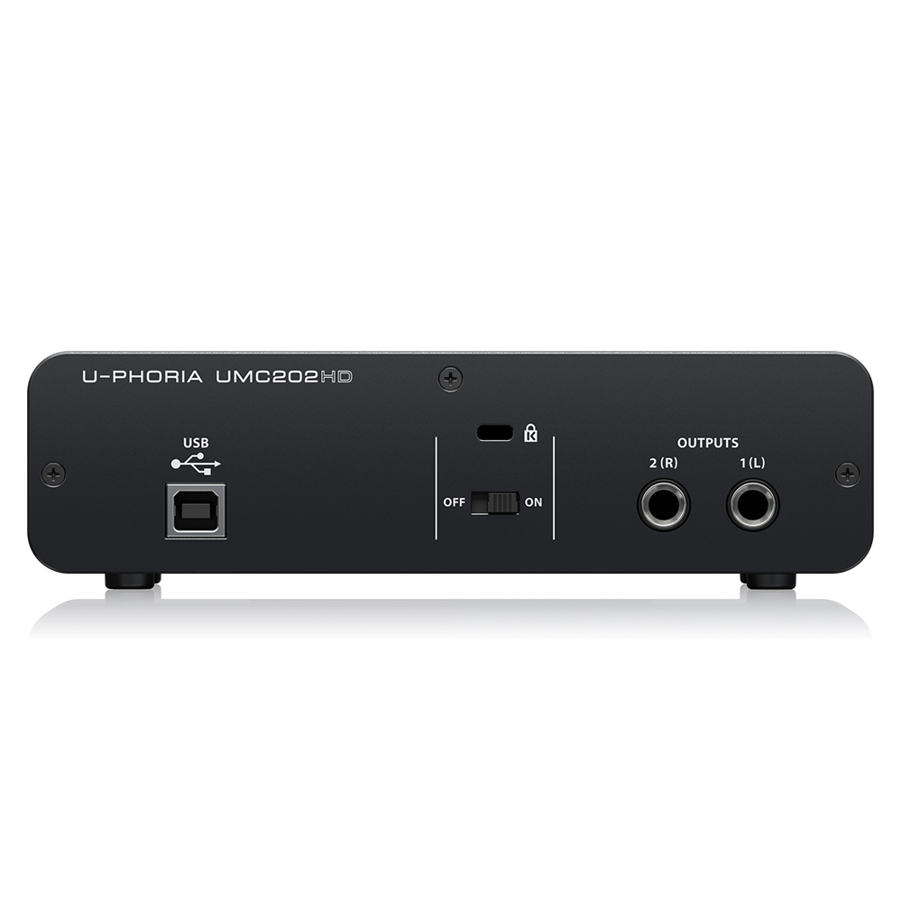 Behringer U-Phoria UMC202HD Sound Card USB Audio Interface With 2 Midas Preamps & 48V Phantom Power Studio Sound Equipment