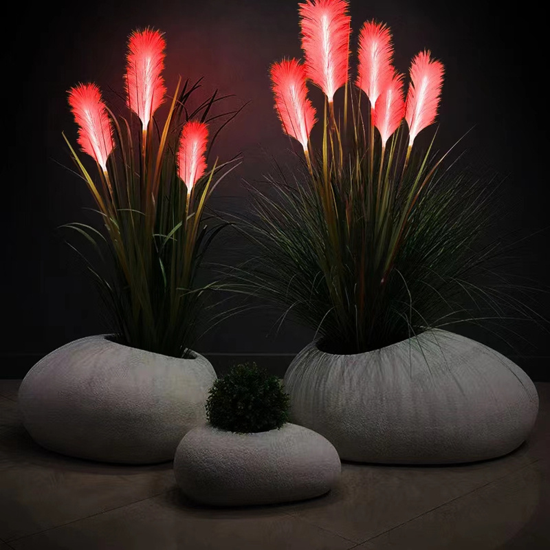 Landscape Holiday Festival Wedding  Decoration Lawn Garden Garden Patio Yard Party Reed Lights Outdoor Christmas Stake Lights