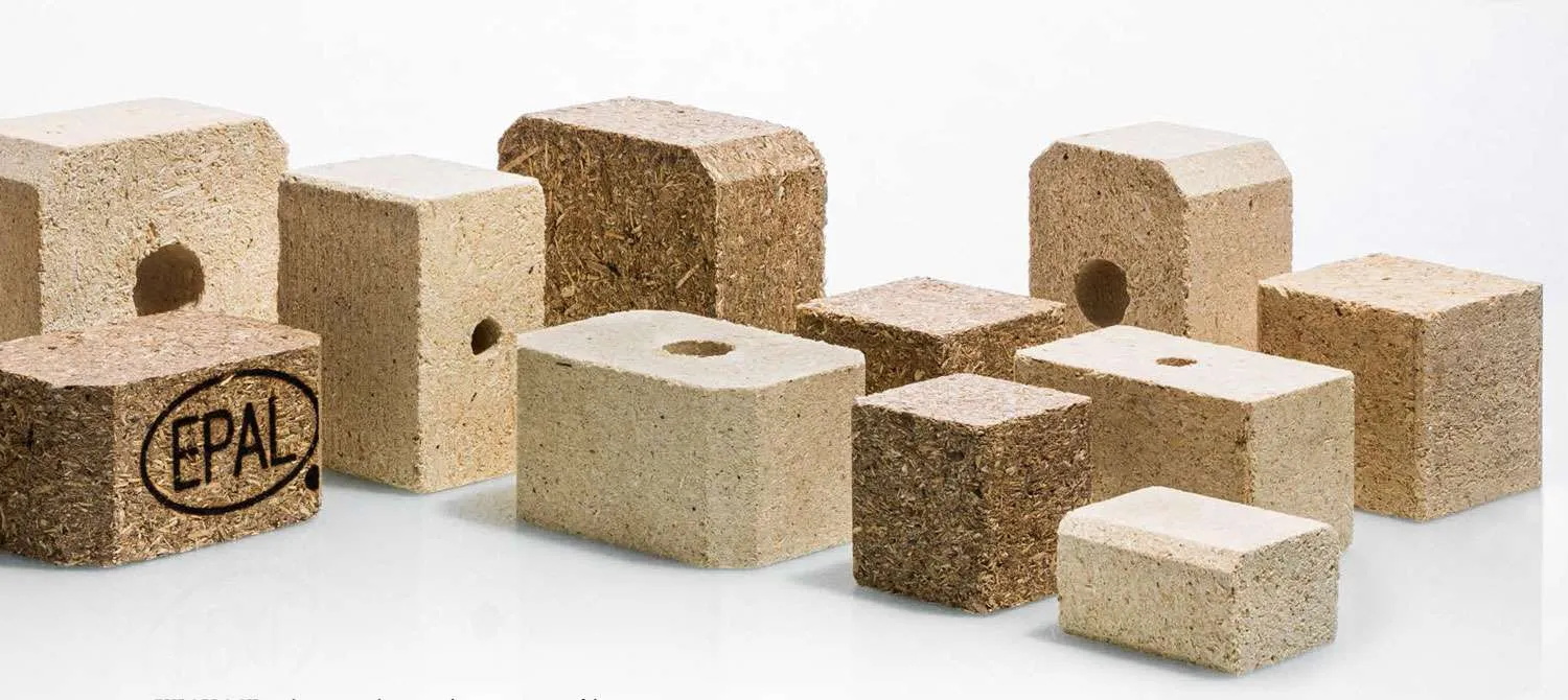 Hydraulic Hot Press Sawdust Compressed Wood Block for Pallet