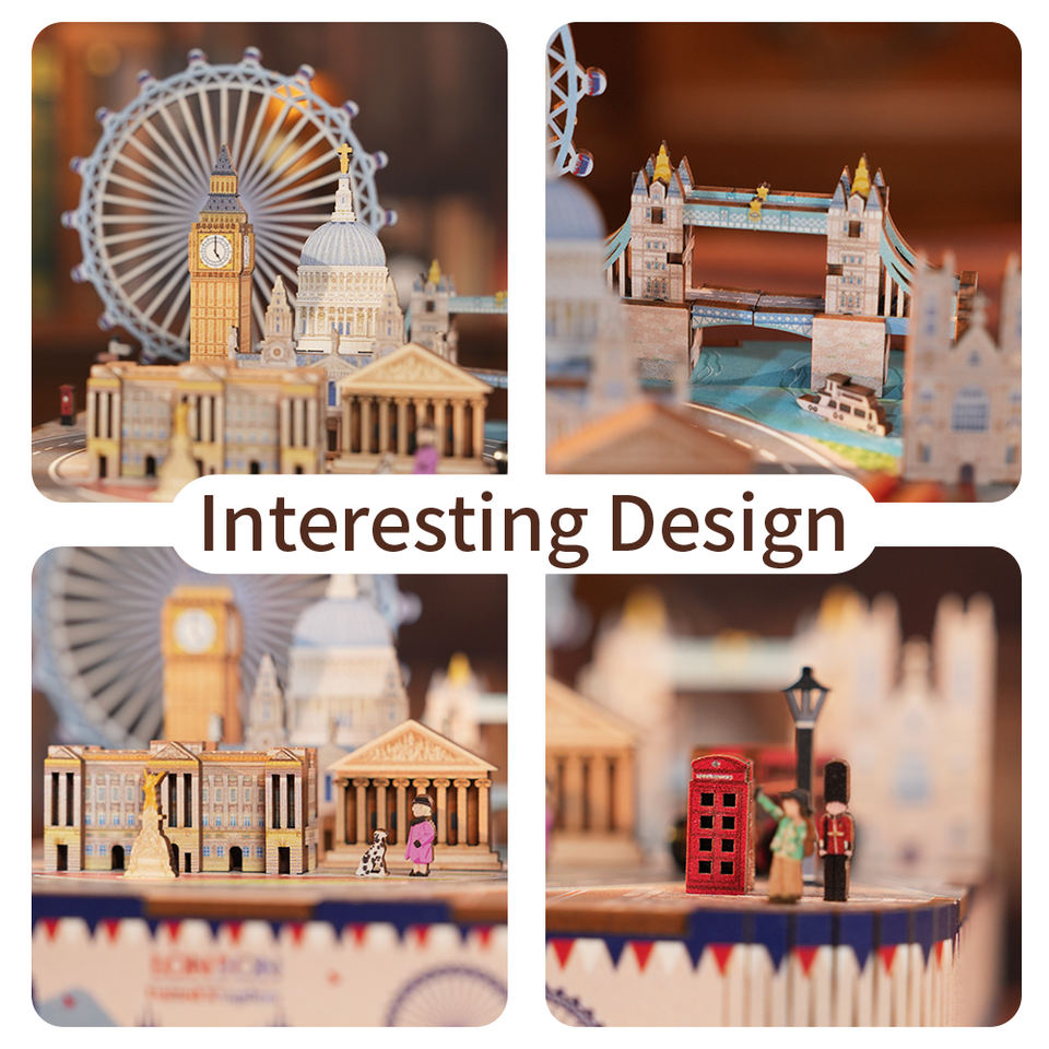 Архитектурная 3D-модель Достопримечательности Лондона