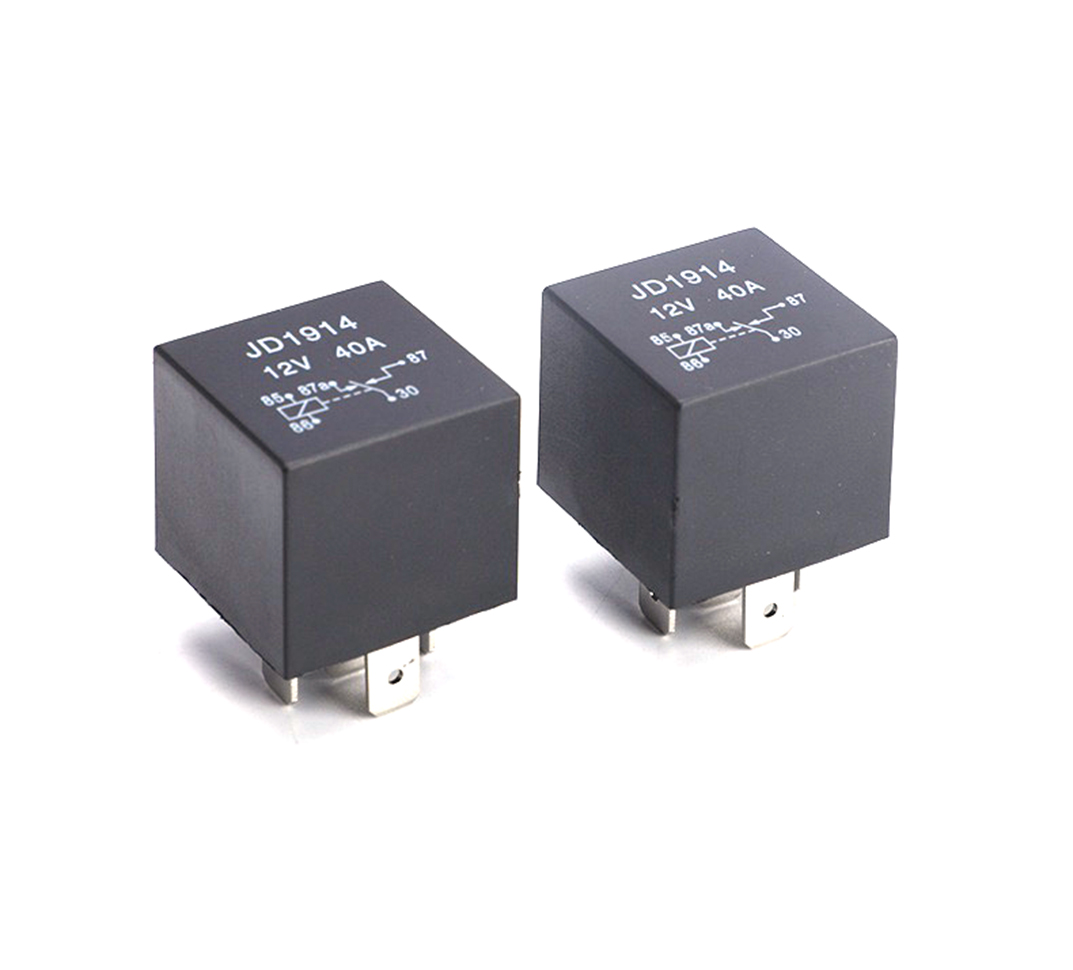 12V 24V 36V 48V 60V 72V 40A 80A  Automotive Relays Fixed Back 5-pin Conversion 40A Relay JD1914 12vdc Relay + Socket