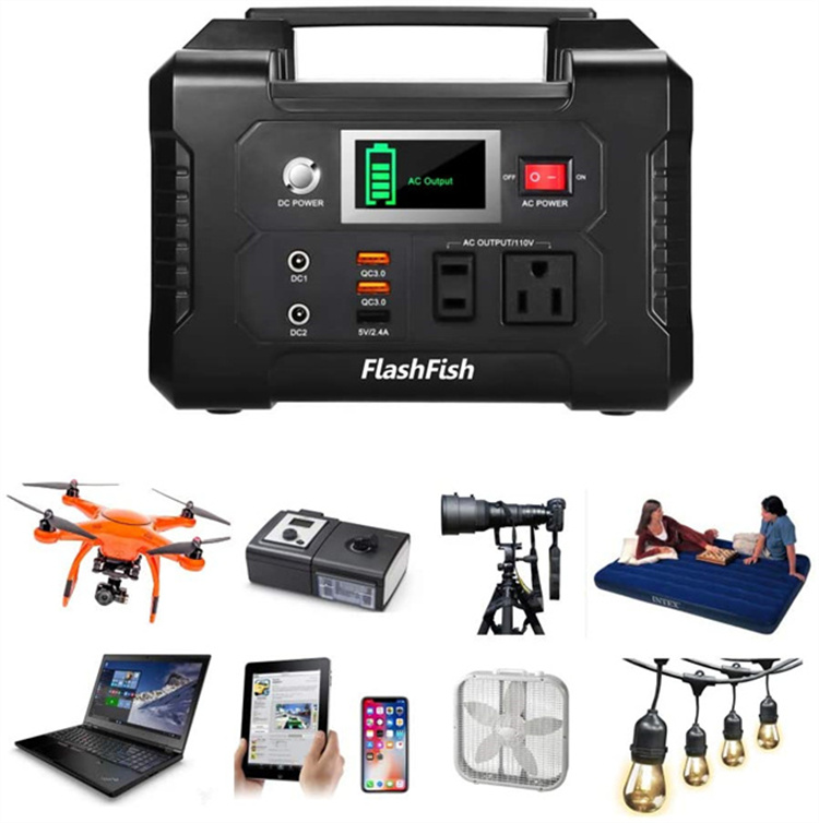 US Warehouse Free Shipping 200 Watts 110V 220V Solar Charger Portable Power Station for Home Appliances