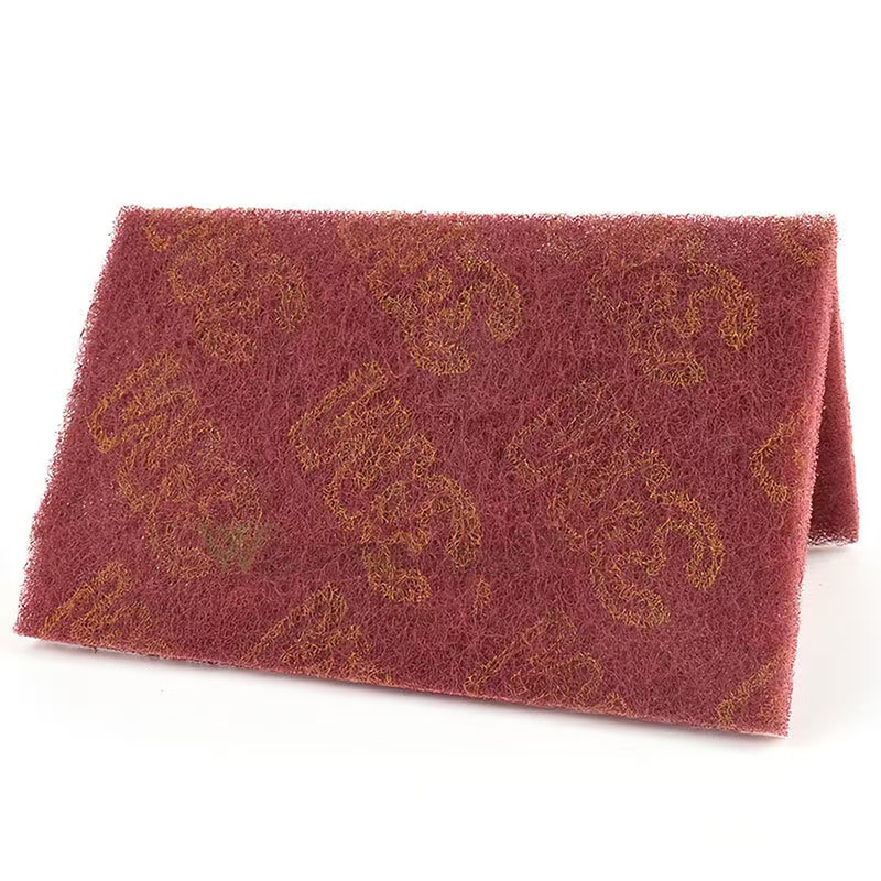 3M Square Scouring Pad Durable Aluminium Oxide Abrasive for Stainless Steel Cleaning Food Safe Non-Rusting General Purpose Use