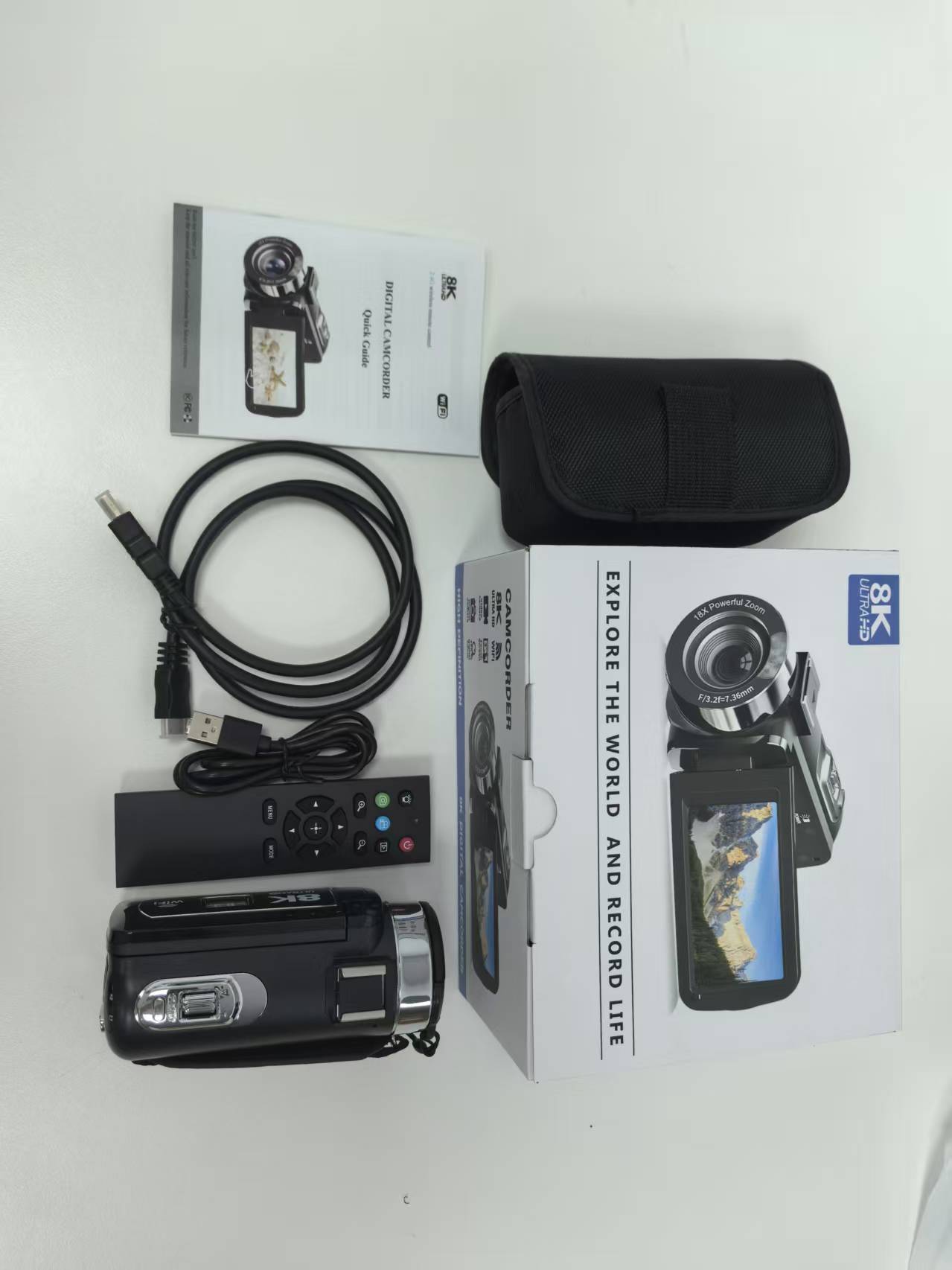 8k Camera Digital Time Lapse Shoot Built-in Wi-Fi Motion Recording  IR Night Vision HDMI Output Professional 8k Digital Camera