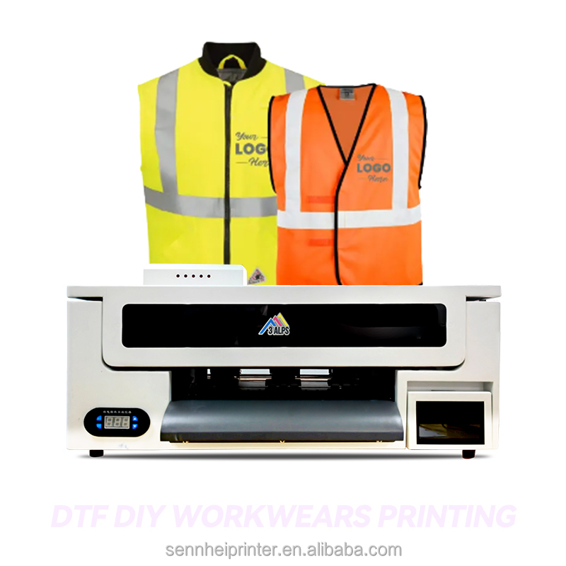 2026 New High Quality A3 30cm XP600 DTF Printer Transfer T-shirt Printing Machine 3ALPS Small Business