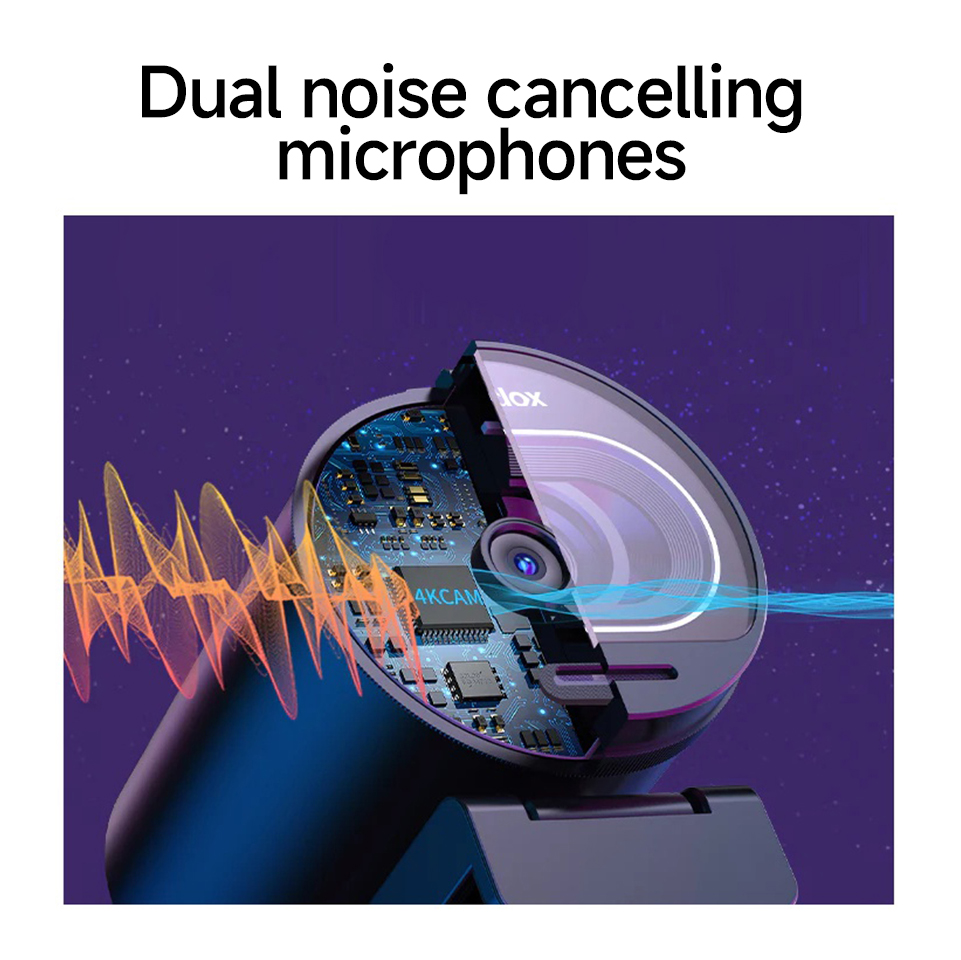 Factory Price 1/2.5'' CMOS Sensor PDAF Autofocus 1080P 4K Ultra HD Webcam Noise Reduction Mics USB 2.0 Type-C Interface in Stock