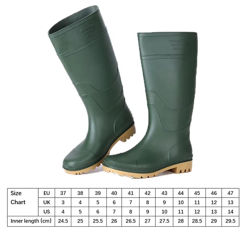 Экономичные ПВХ сапоги для рыбалки (Waterproof)
