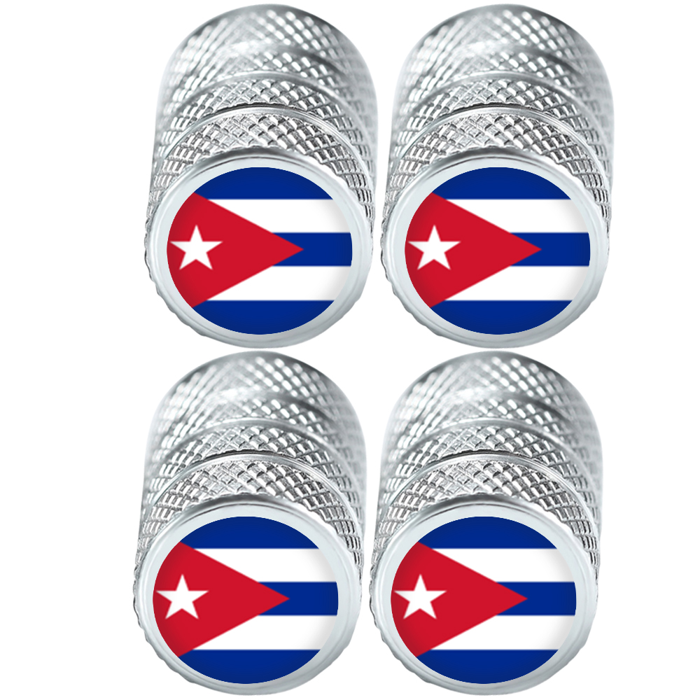 Customizable Air Wheel Tire Valve Stem Caps Various Countries National Flag Vehicle Logo Cover Accessory New Condition