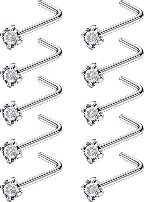 Титановый пирсинг для носа (Nose Stud)