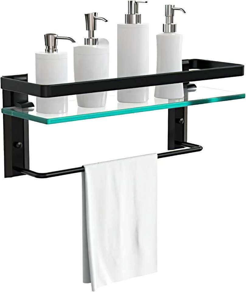 Современная стеклянная полка для душа (Wall Mount)