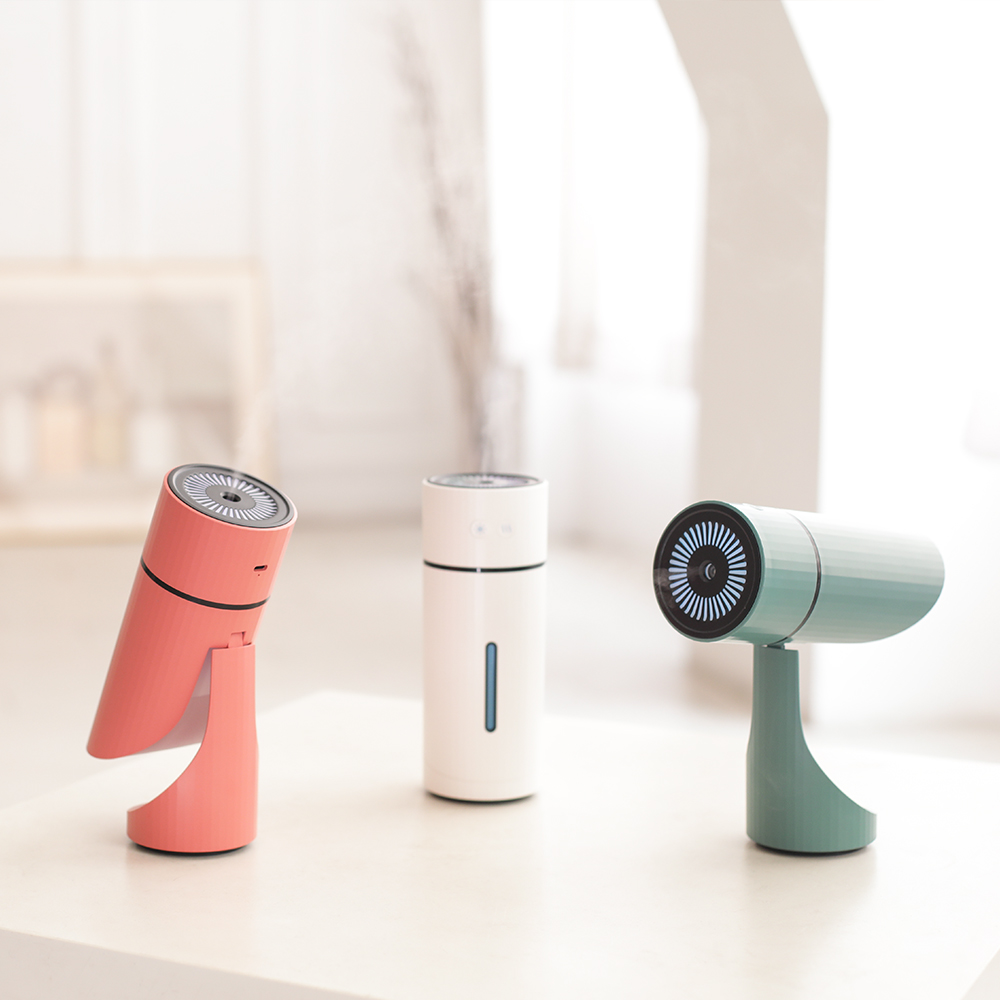 IMYCOO Hot Selling Portable USB Mini Air Ultrasonic Humidifier Custom Logo Rechargeable Desktop Car Humidifier With Led Light