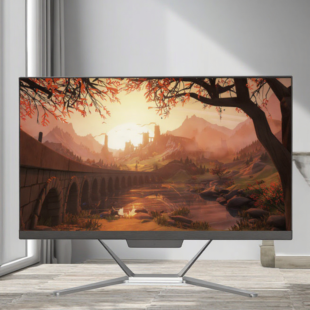 Sharerdp Core I3 I5 I7 12th Gen 1215U Monoblock 23.8'' IPS Flat Screen  Business AIO Desktop All in One Computer PC for Office