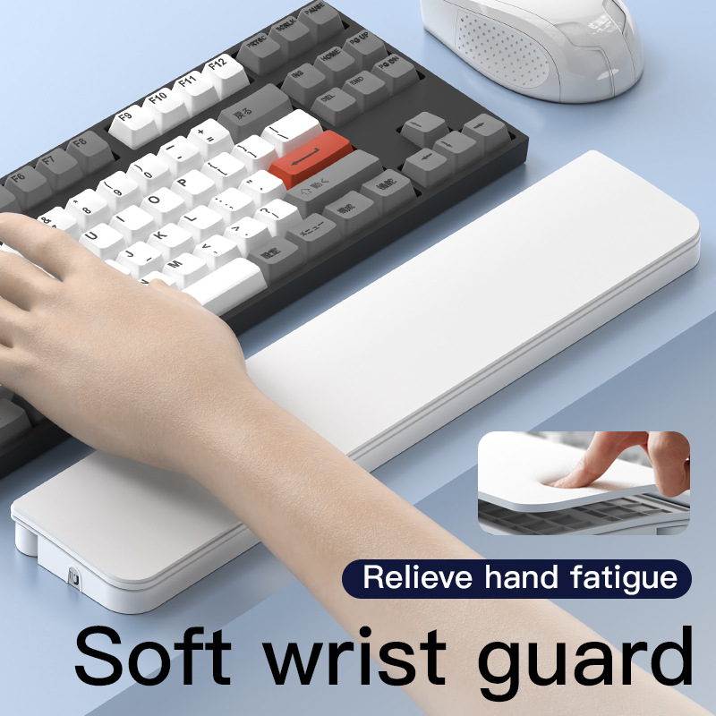 TBFIT 2025 Mechanical Keyboard Palm Rest Desktop Palm Rest Storage Box Computer Cleaning Kit Headphone Cleaning Pen