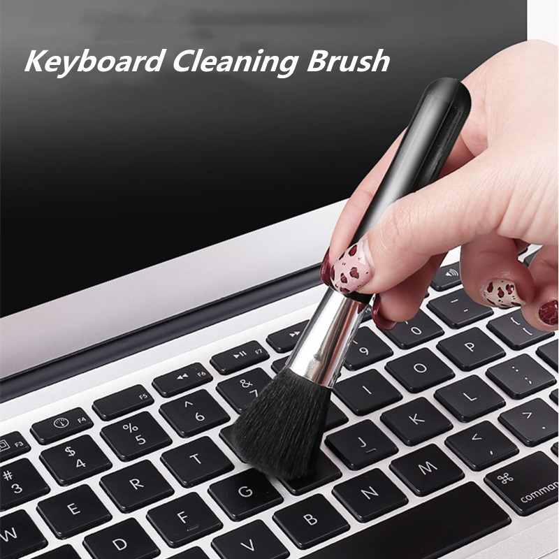 Professional Microfiber Screen Cleaner Kit Includes Liquid with Spray Bottle Cloth & Anti-Static Brush for Computer Cleaning