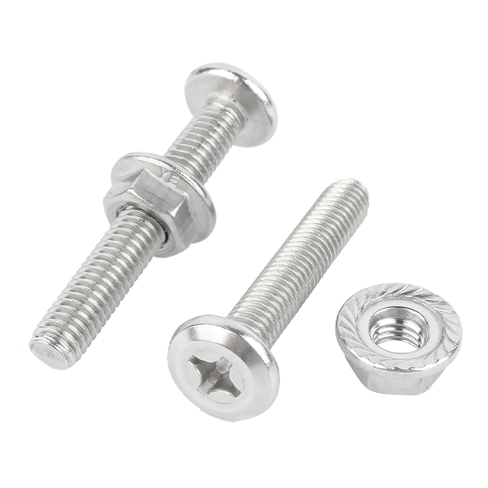 Carbon Steel Blind Serrated Flanged Hexagon Lock M2 M3 M4 M5 M6 M7 M8 M9 M10 M15 M30 Insert T Furniture Flange Hex Nuts