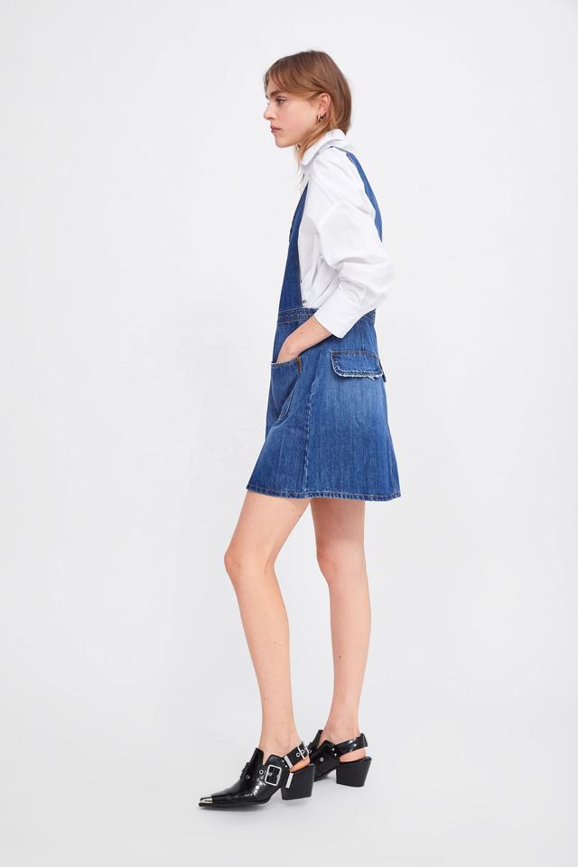 Сарафан из денима (Denim Pinafore Dress)