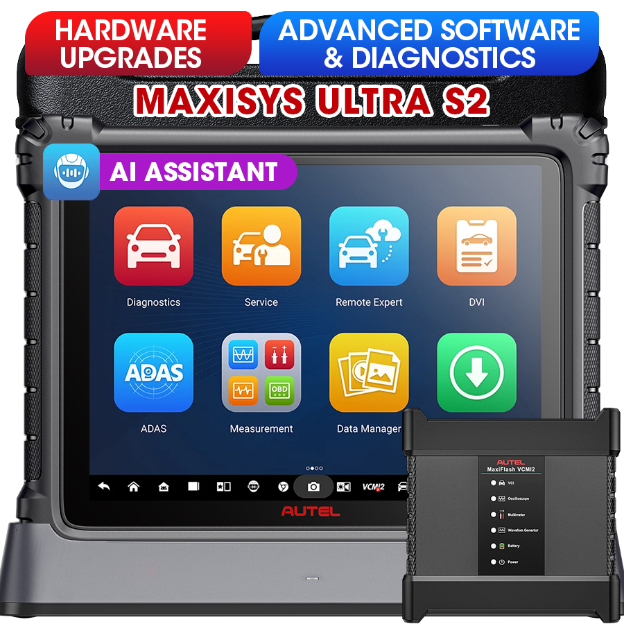 Universal Autel MaxiSys Ultra S2 AI Ecu Programming Automotive Diagnostic Tablet with MaxiFlash VCMI SDK Combination Scanner