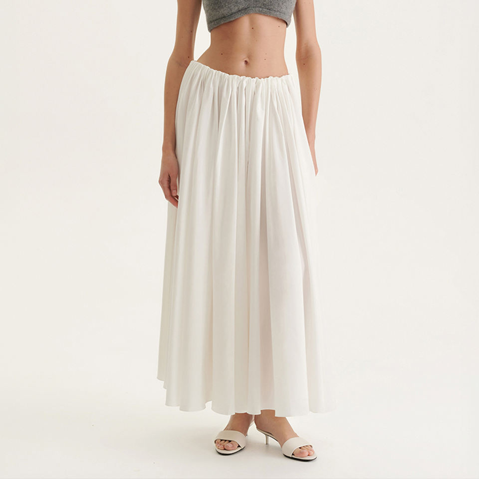 Макси-юбка Floor-length (Plain Dyed Elastic)