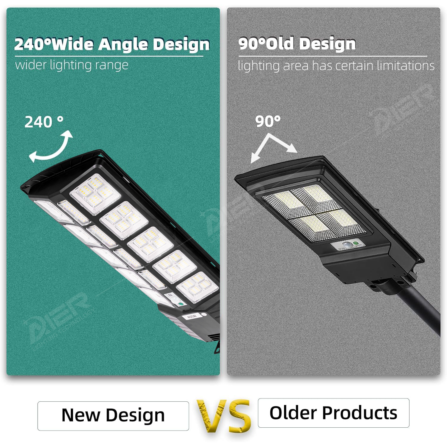 Outdoor Lighting Manufacturer Waterproof Solar Street Lamp Streetlight Intergrated All in One Solar Led Street Light With Panel