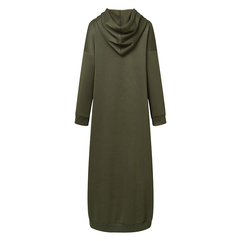 Custom New Long Style Winter Solid