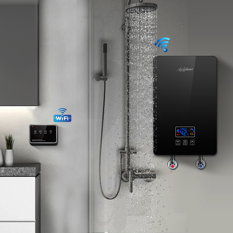 Electric Tankless Water Heater Instant-On Demand Hot Water Aquecedor for Household Use and Hotels