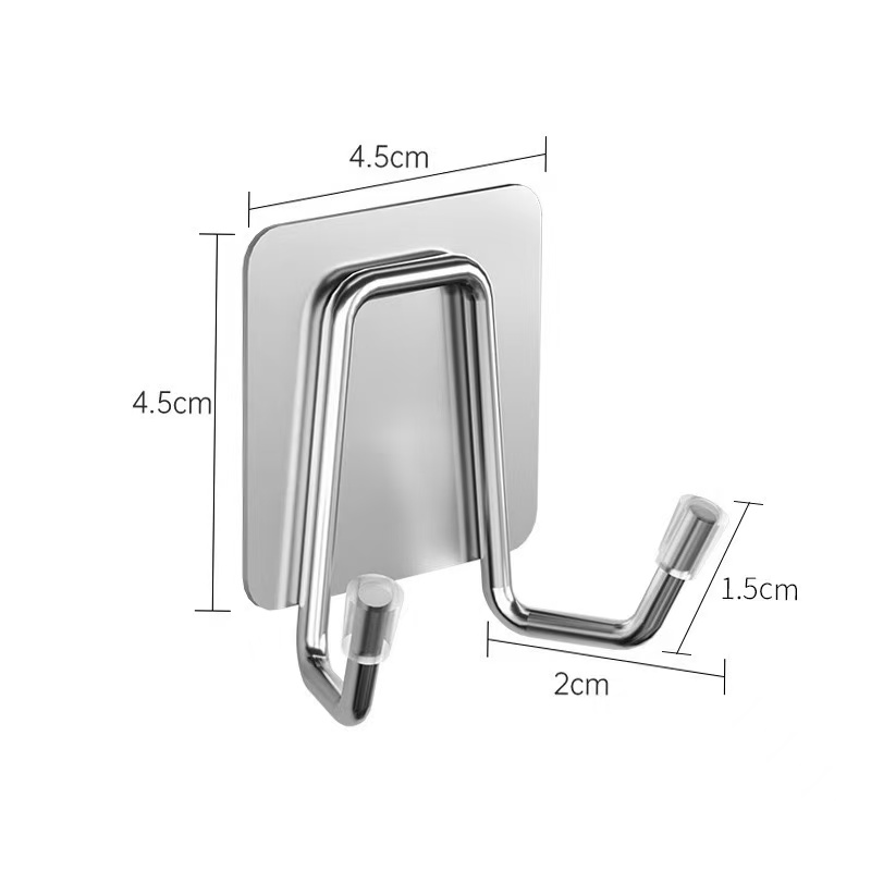 Hot Sale  Multifunctional Rotating Hook Self-adhesive Strong Adhesive Household Kitchen Appliance Storage Hook Wall Hooks