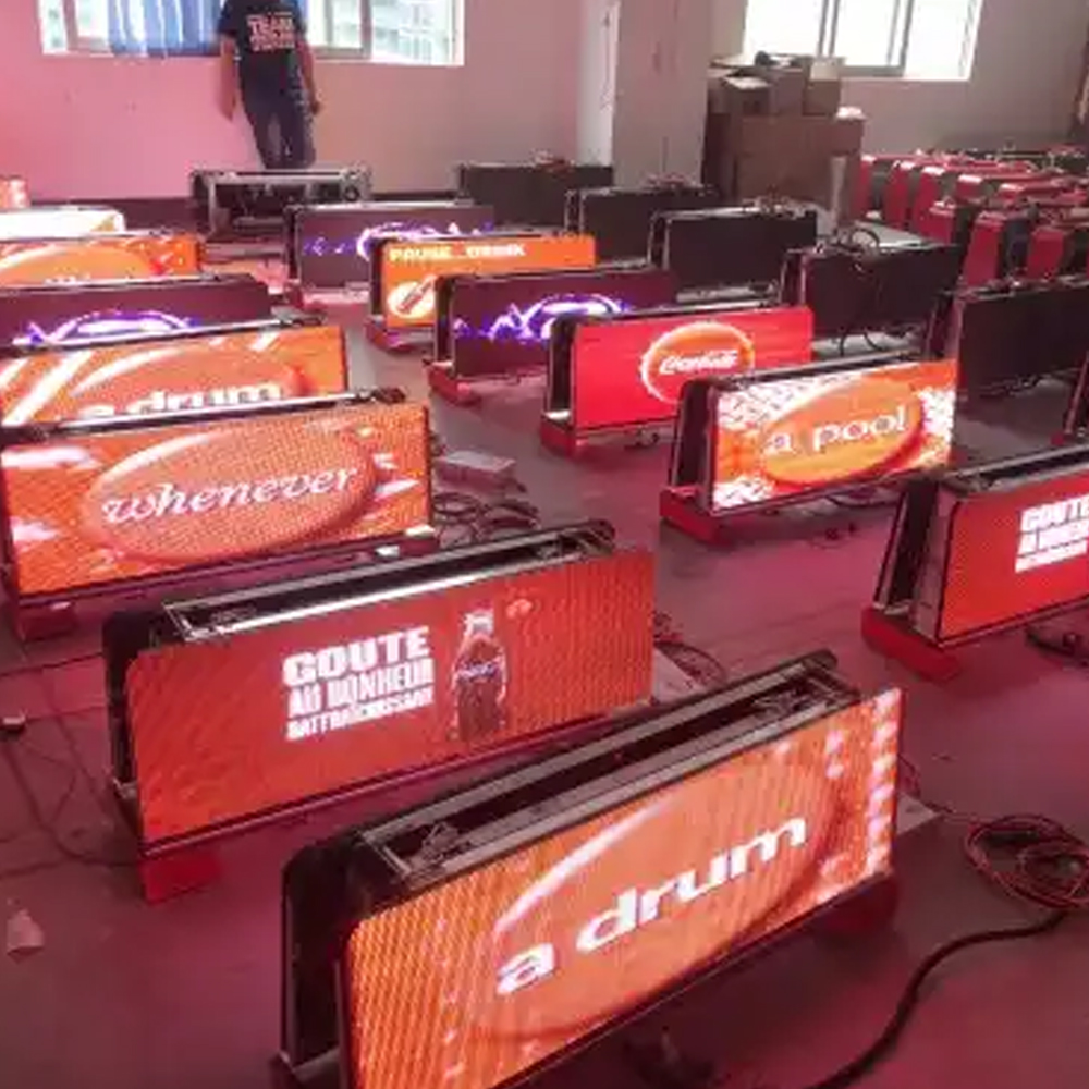 Factory Digital Taxi Roof Led Display Double Side P2.5 P3.displays, Signage and Optoelectronics Digital Signage and Displays Sex