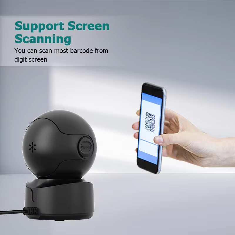 Lonvill A4 Size USB Barcode Scanner Customized Omni-Directional CMOS Android 2D 1D Scan Original Desktop Stock Design for Paper