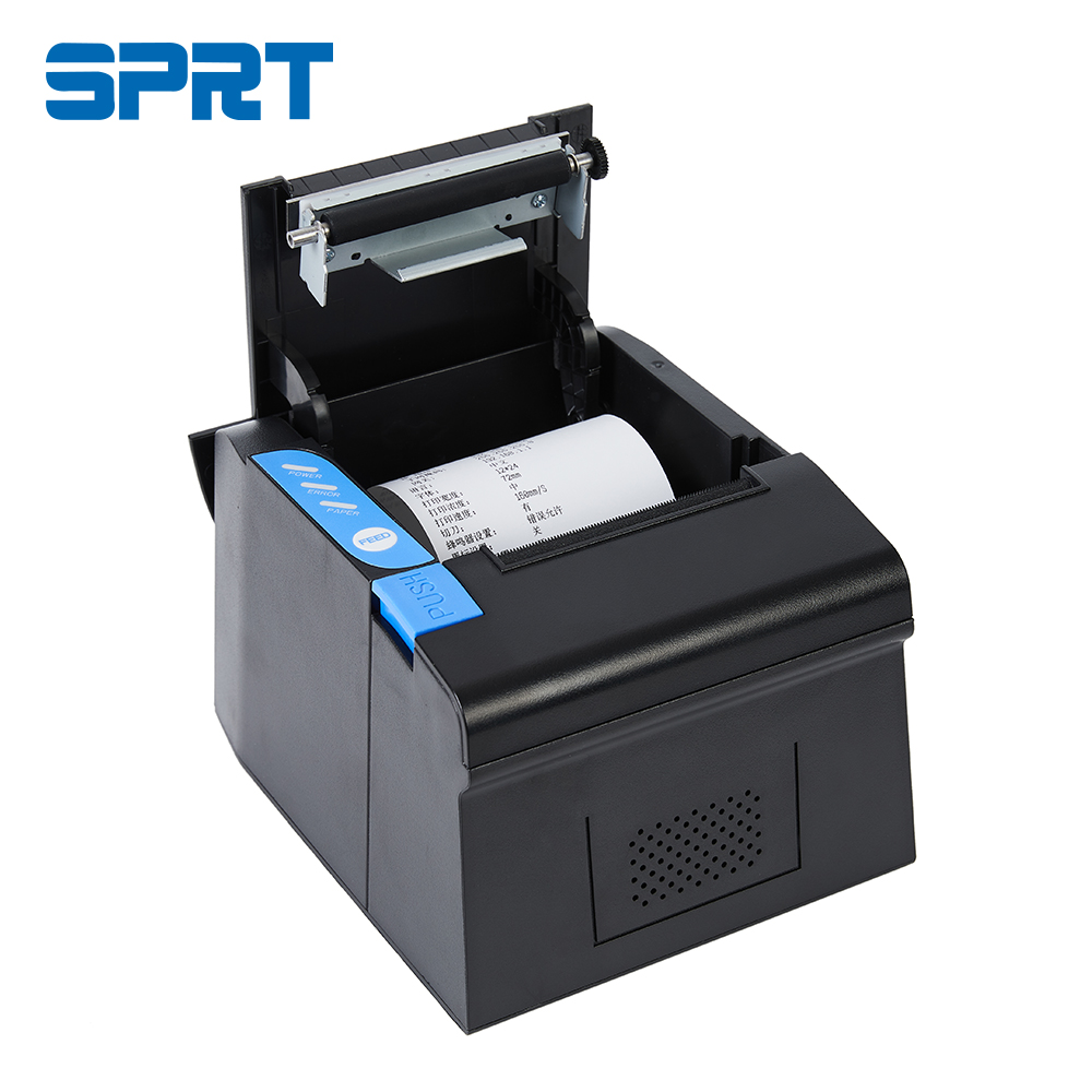 High-Speed 80mm Thermal Receipt POS Printer Cheap USB/Serial/Ethernet Options with Thermal Paper in Stock