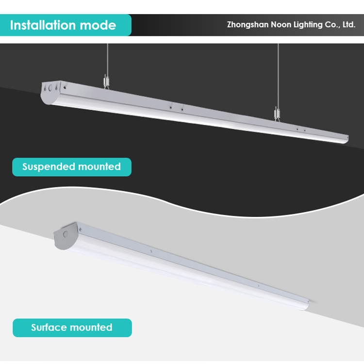 High Quality White Aluminum Interior Ceiling Light Dimmable Kitchen Island Linear Led Pendant Lamp