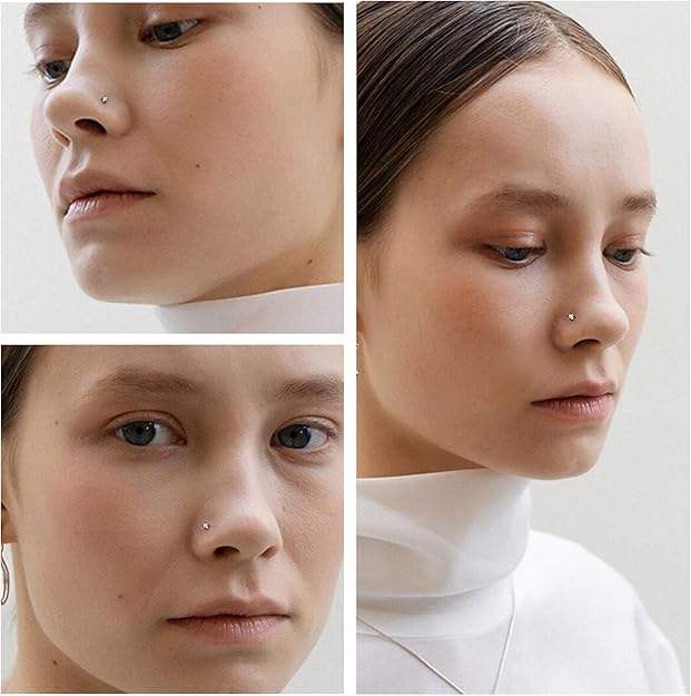 Титановый пирсинг для носа (Nose Stud)