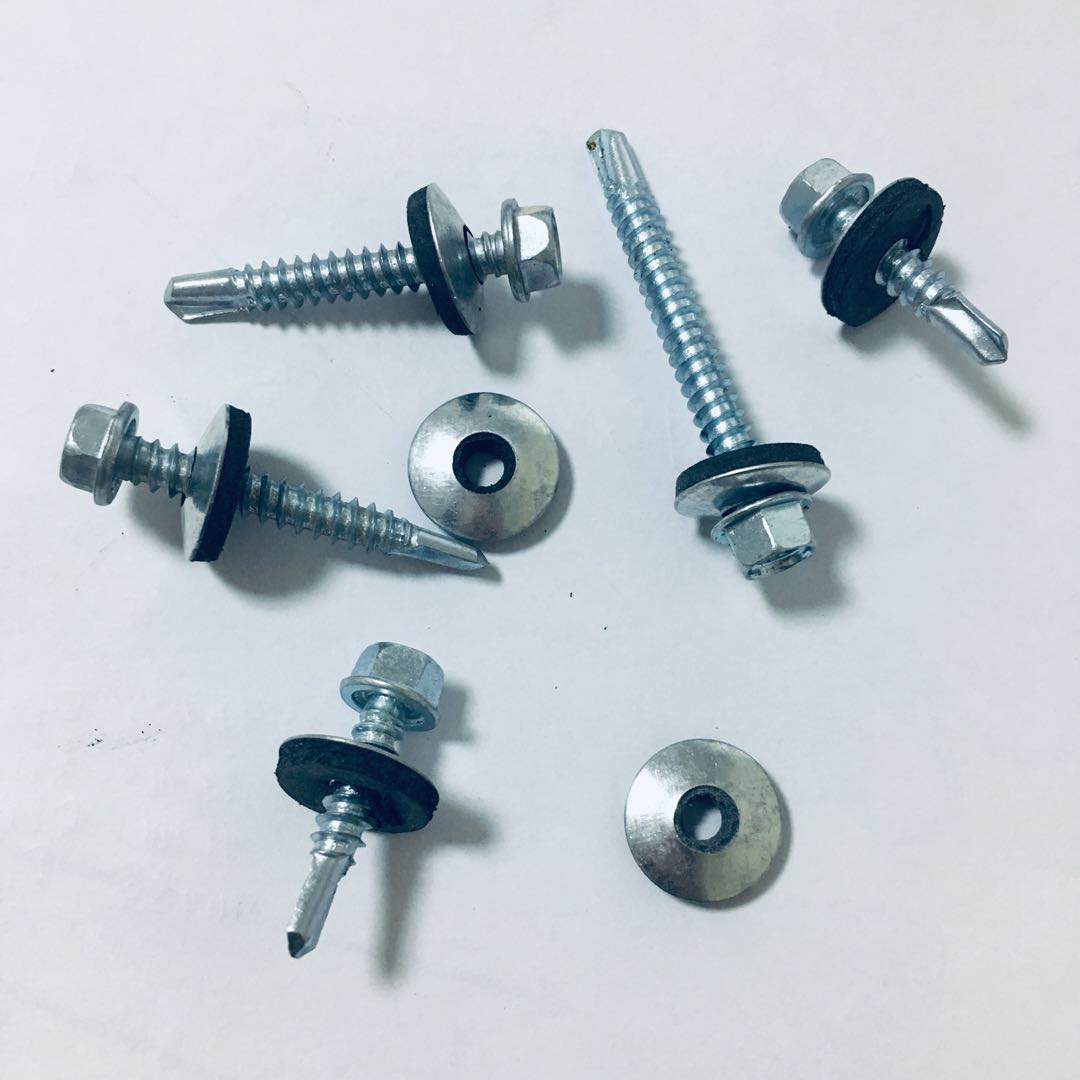 Self Screws White Zinc Plating Carbon Steel Tek Screw  Self-drilling Screw