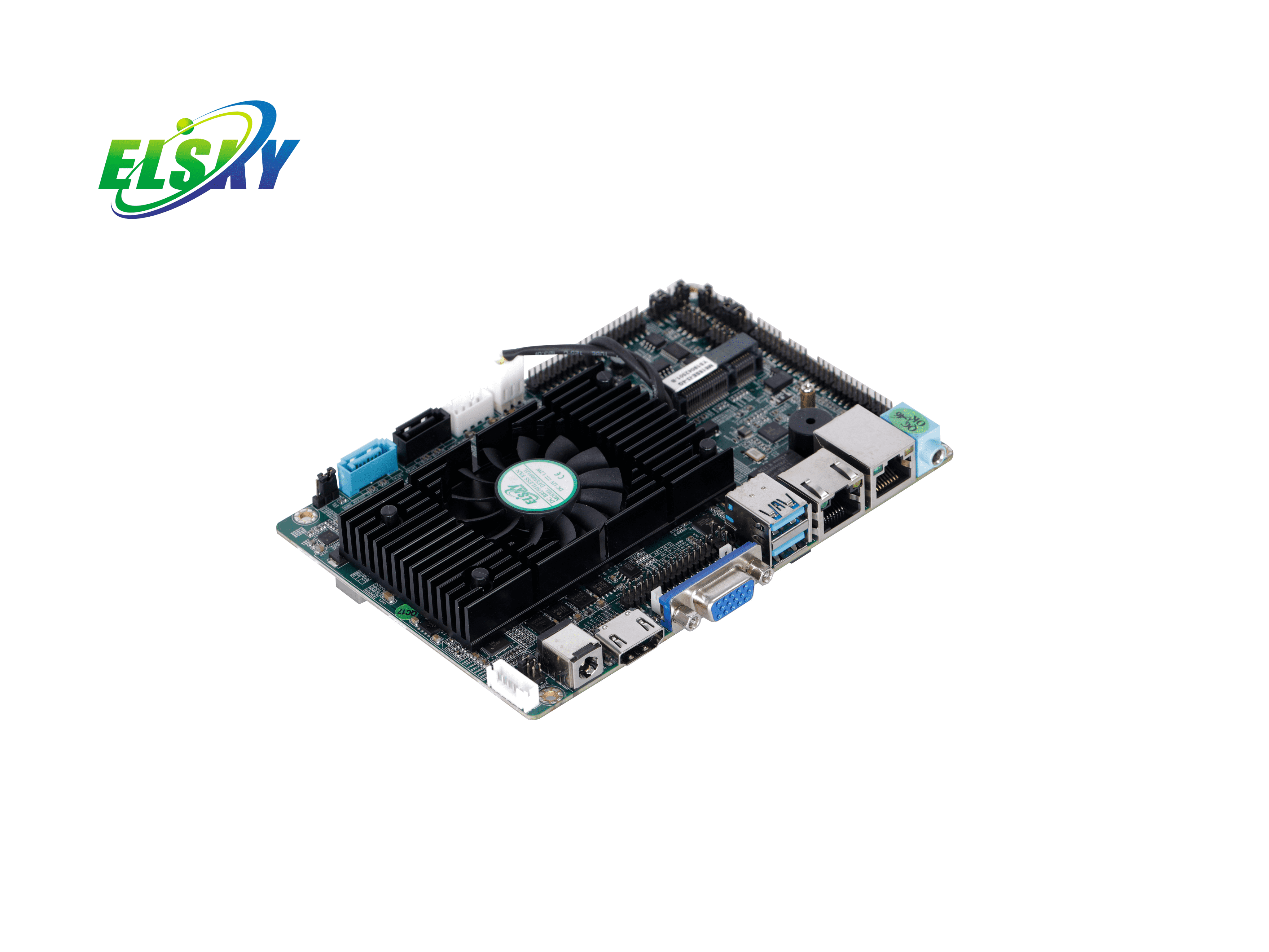 ELSKY Industrial Embedded Motherboard H77 Chipset 4th Gen Haswell Core I3 I5 I7 DDR3 SATA Single 2LAN 8COM Fanless PC ATX