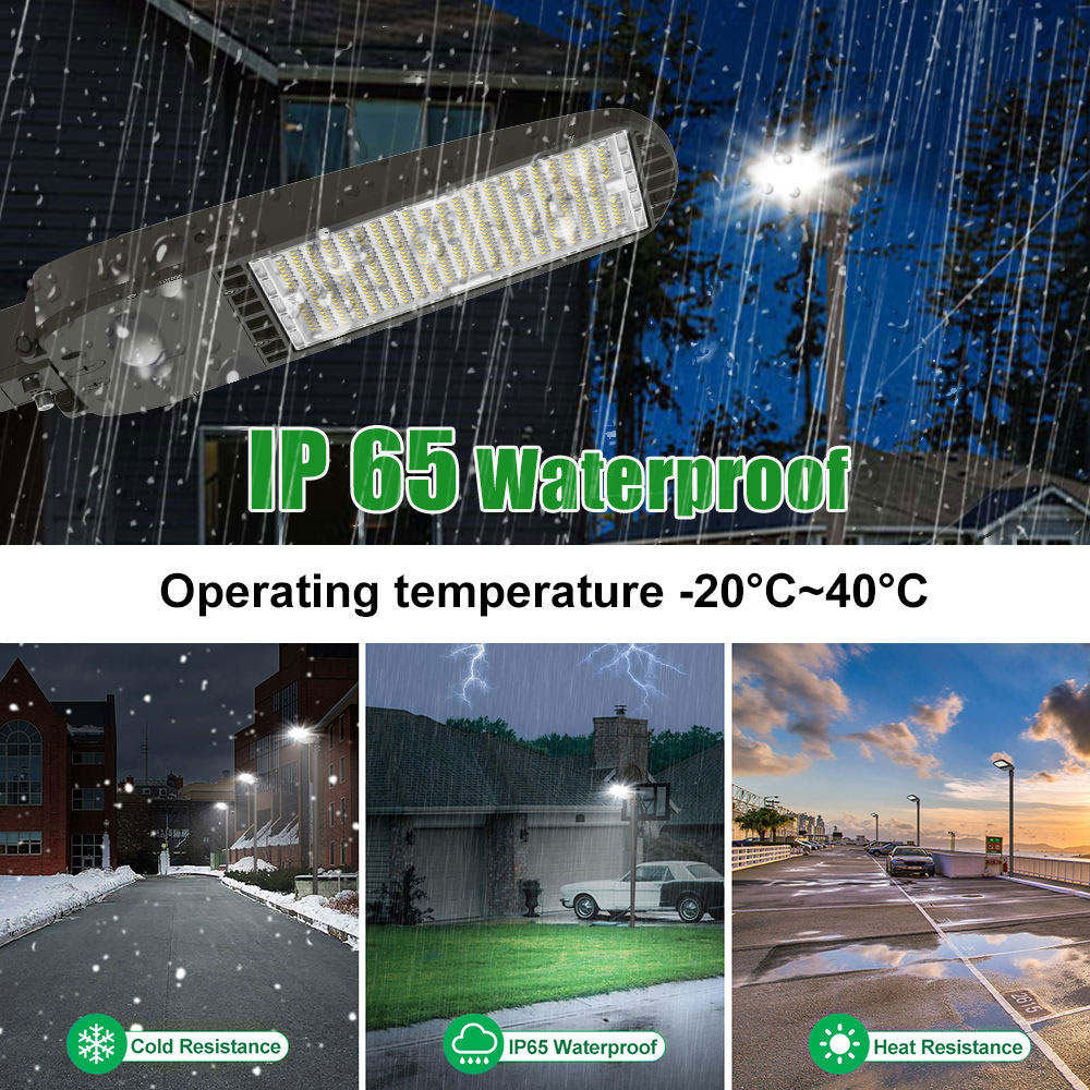 High Output LED Street Light 100W IP66 Waterproof Shoebox Road Lamp for Pathway and Suburban Applications