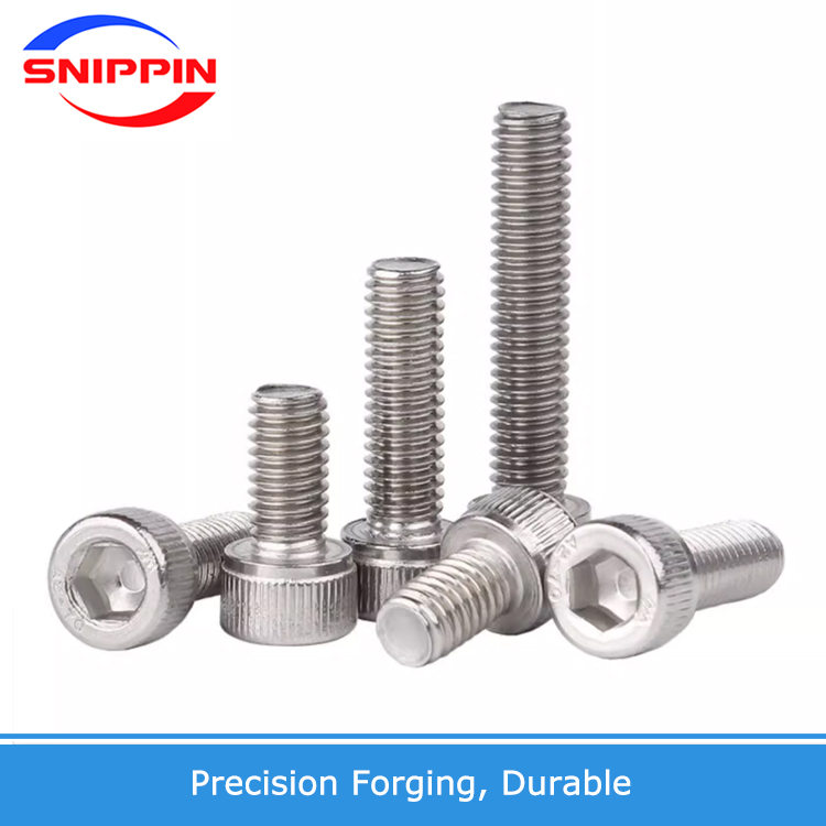 Knurl Hexagon Hex Socket Cap Head Screw Stainless Steel Allen Bolt M1.4-M26 DIN912 Screw Manufacturer
