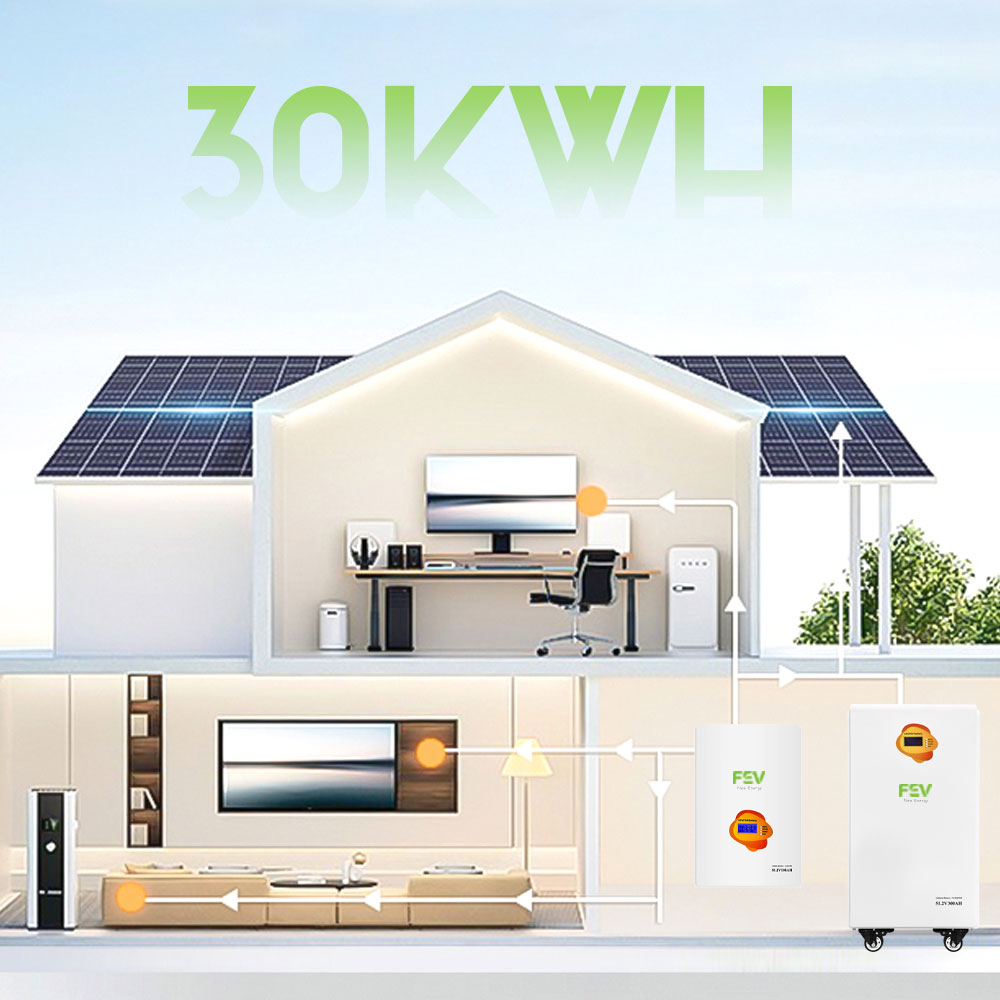 Complete Solar Power System with 15kW-20kW Solar Panels, Including Batteries and Inverter System; Custom Solar Power System.