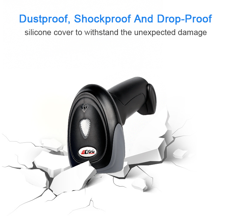 Edoo High Quality Cheap Price Made in China Supermarket Warehouse Store Desktop Handheld Usb Qr 1d 2d Barcode Scanner