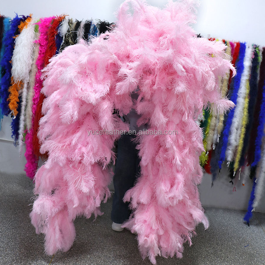Pink Feather Boa Heavy Plume