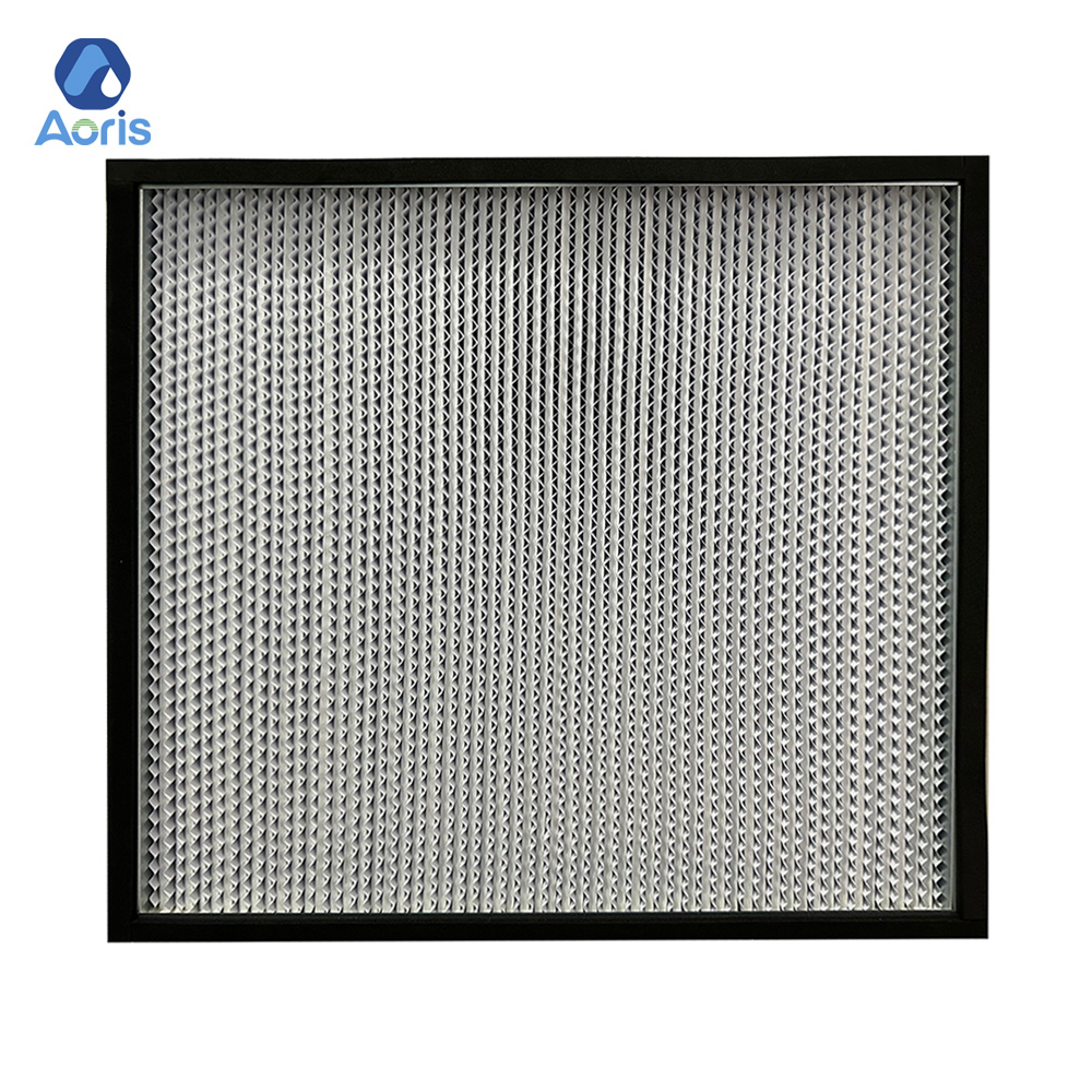 H13 H14 Heat Resistant HVAC Air Industry HEPA Filter Stainless Steel Frame 99.99% Efficiency New OEM Box Dust Removal Media