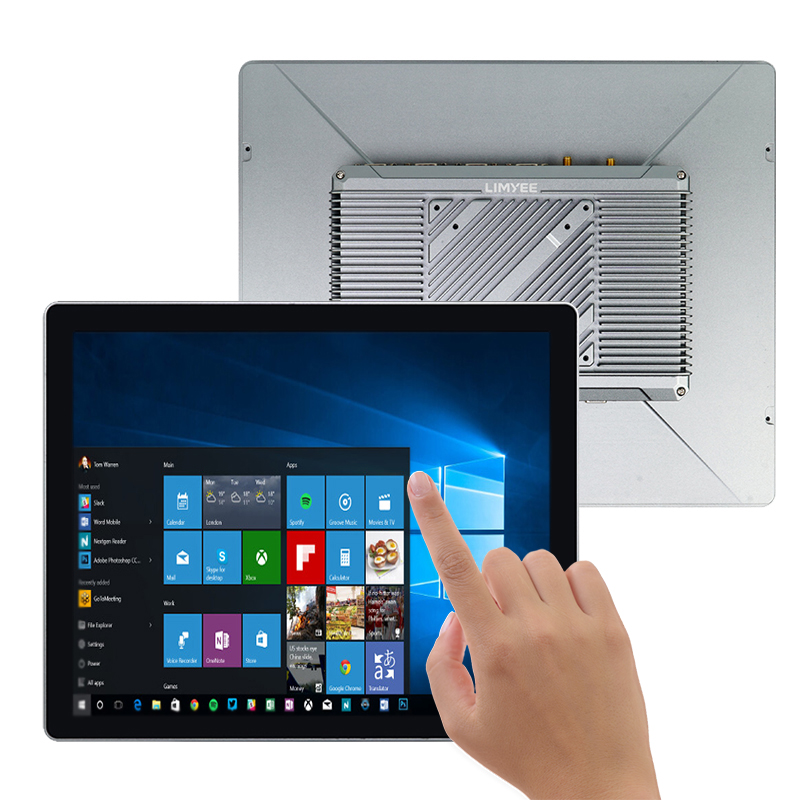 10.1/12.1/15/17.3 Inch Industrial Panel PC J1900 J6412 I3 I5 I7 4G 64G Touch Stainless Steel Industrial Computer Accessories